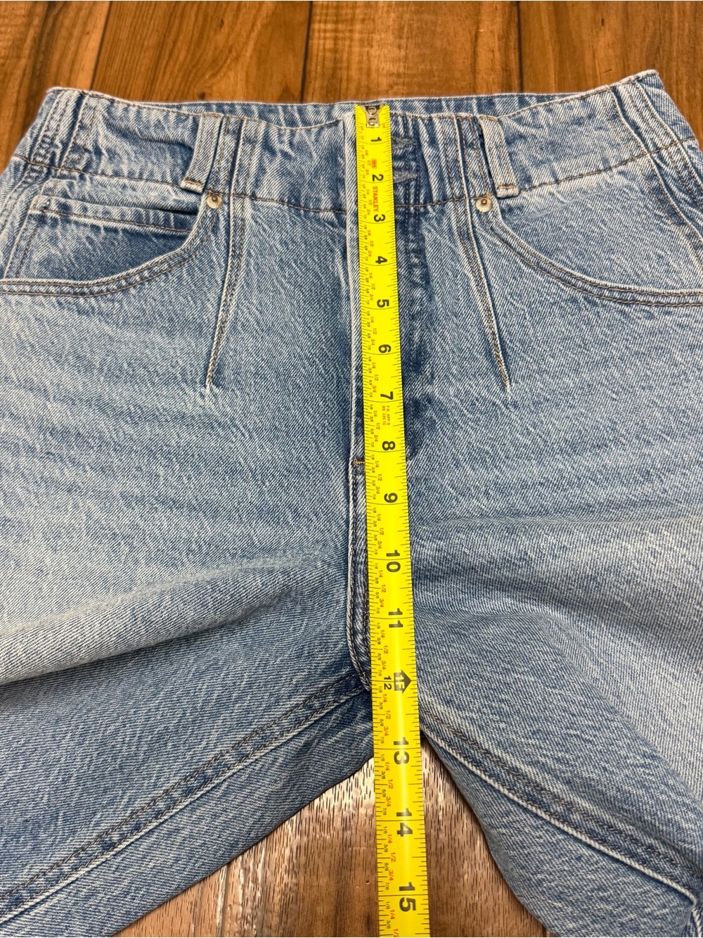 Pistola Light Wash Denim Wide Leg Flare Jeans Stretch Womens 27 - Picture 7 of 12